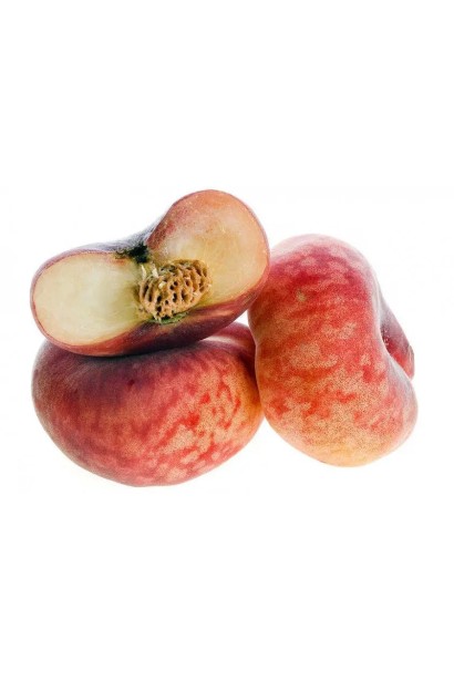 Плоскі персики Нікітський з білою м’якоттю 